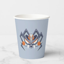 Vasos De Papel Halloween Spooky Spider / Rey de Calabaza