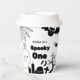Vasos De Papel Halloween Sppoky One First Birthday party