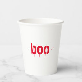 Vasos De Papel Halloween tiene una decoración de miedo sangriento