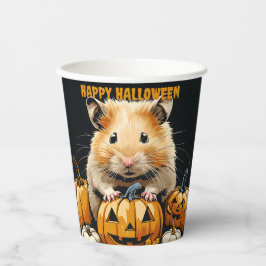 Vasos De Papel Hamster Halloween