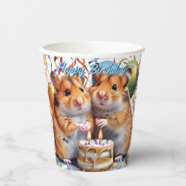 Vasos De Papel Hamsters Birthday Party