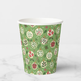 Vasos De Papel HandDrawn Christmas Ornament Paper Cups