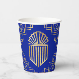 Vasos De Papel Hanukkah Art Deco