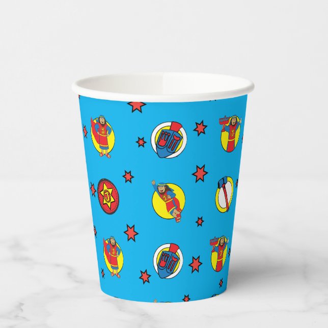 Vasos De Papel Hanukkah Judah Maccabee 8 oz. (Izquierda)
