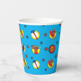 Vasos De Papel Hanukkah Judah Maccabee 8 oz.