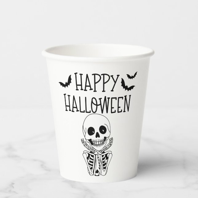 Vasos De Papel Happy Halloween Paper cup (Anverso)