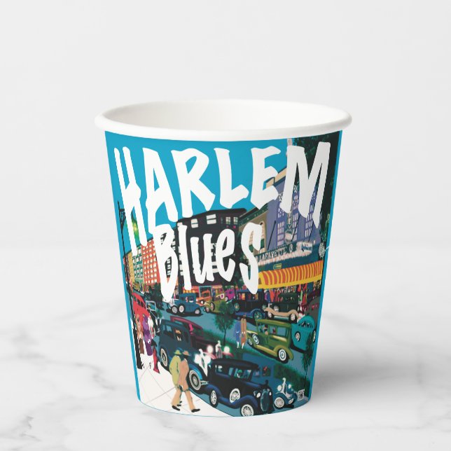 Vasos De Papel Harlem Blues Paper Cup (Anverso)