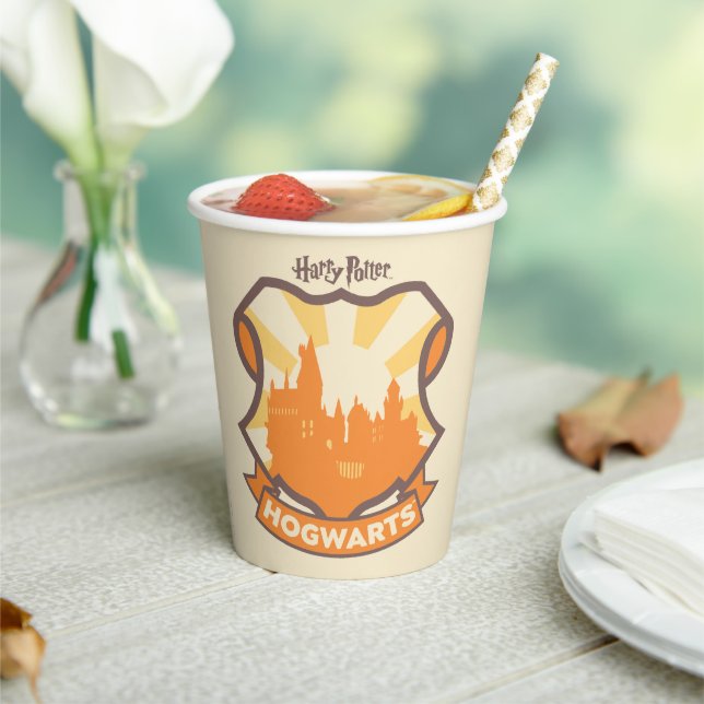 Vasos De Papel HARRY POTTER™ | Escudo Summer Magic HOGWARTS™ (in situ)