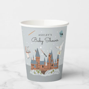 Vasos De Papel Harry Potter   Patrón de Hogwarts Baby Shower