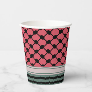 Vasos De Papel Hatta Keffiyeh Kufiya Folk