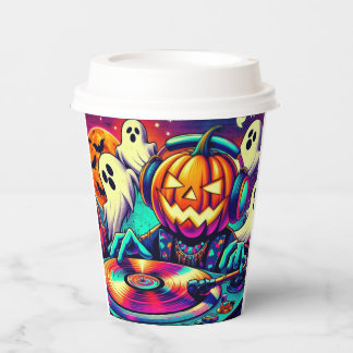 Vasos De Papel Haunted Brew Bash