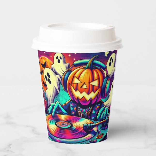 Vasos De Papel Haunted Brew Bash (Anverso)