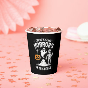 Vasos De Papel Hay Algunos Horrores En Esta Casa Divertido Hallow