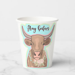 Vasos De Papel Hay heifers
