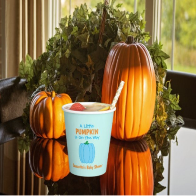 Vasos De Papel Hay Una Calabaza En Camino (Subido por el creador)