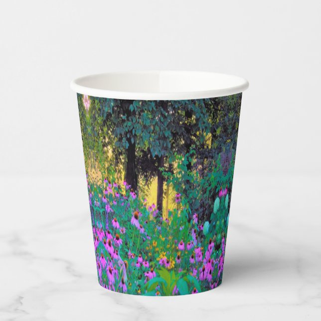 Vasos De Papel Hazy Morning Sunrise en My Rubio Garden (Izquierda)