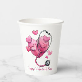 Vasos De Papel Healing Hearts Valentine Design