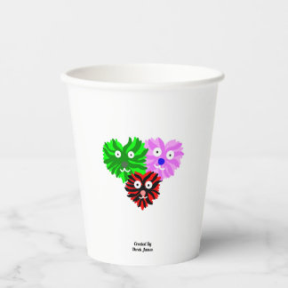 Vasos De Papel Heart Fuzzies Paper Cups
