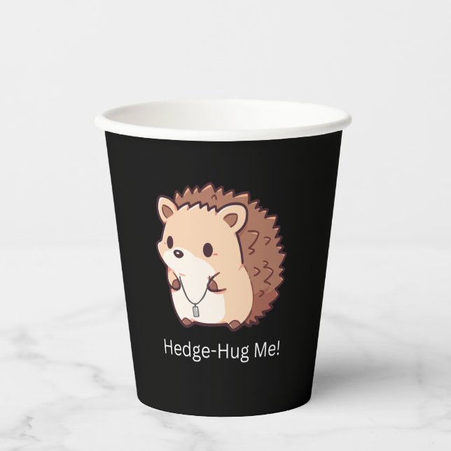 Vasos De Papel Hedge-Hug Me (Anverso)