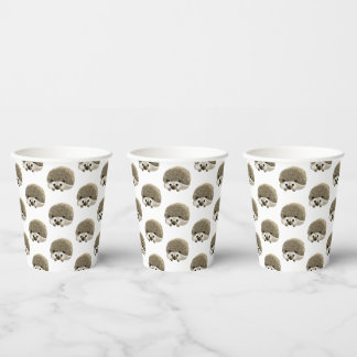 Vasos De Papel Hedgehog 