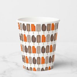 Vasos De Papel Helado Cream Pops Barras Popsicle Creamsicle Fudge