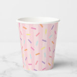 Vasos De Papel Helados Sundae en la crema de helados<br><div class="desc">¡Aquí está el Scoop! Añade una torrente de dulzura a tu celebración con esta colección de fiestas de helados sundae. Con un fondo rosa pastel, rociadores coloridos y un sundae sobre cerezos, estos diseños son perfectos para las duchas de bebé, los cumpleaños y las duchas de novias. ¡Un detalle encantador...</div>