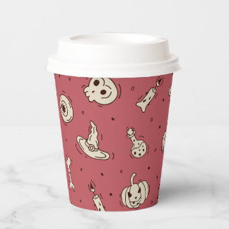 Vasos De Papel Hélices y esqueletos Taza de papel