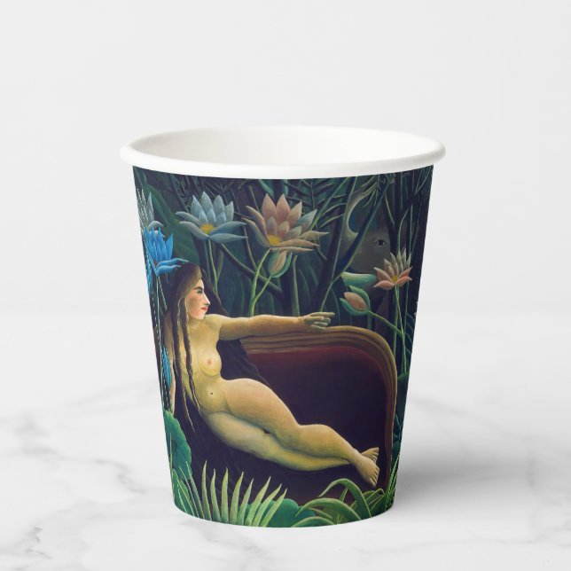 Vasos De Papel Henri Rousseau - El sueño / Le Reve (Anverso)