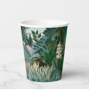 Vasos De Papel Henri Rousseau - La jungla ecuatorial