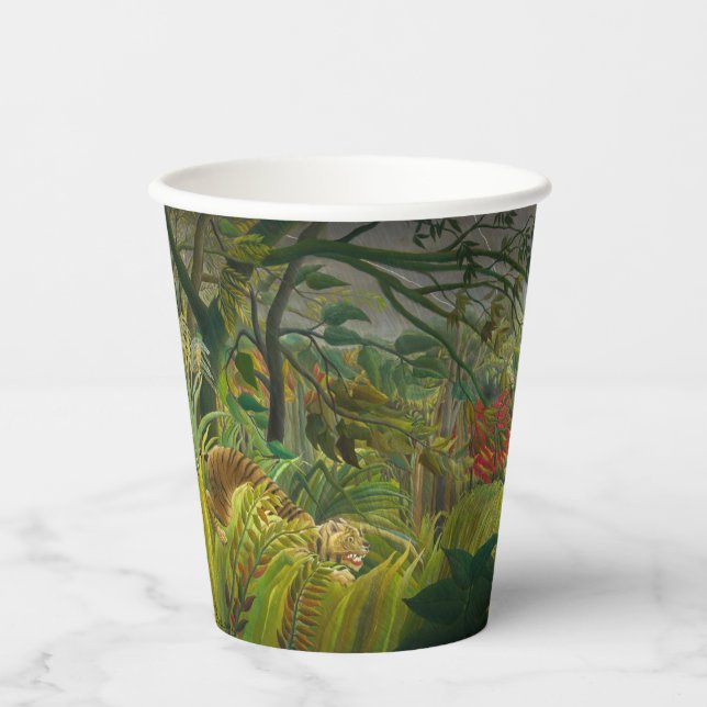 Vasos De Papel Henri Rousseau - ¡Sorprendido! (Anverso)