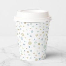 Henry Confetti Watercolor Dots Paper Cup