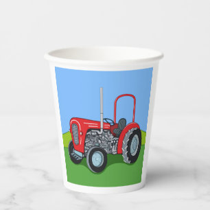 Vasos De Papel Herbert el Tractor