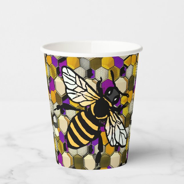Vasos De Papel Hermosa Bee (Izquierda)
