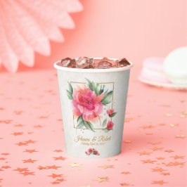 Vasos De Papel Hermoso jardín de rosas presupuesto boda 