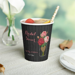 Vasos De Papel Hermoso Regalo para Damas de Honor en Tarro de Mas
