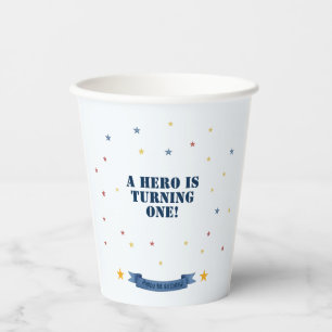 Vasos De Papel Héroe de la taza de papel de la fiesta de cumpleañ