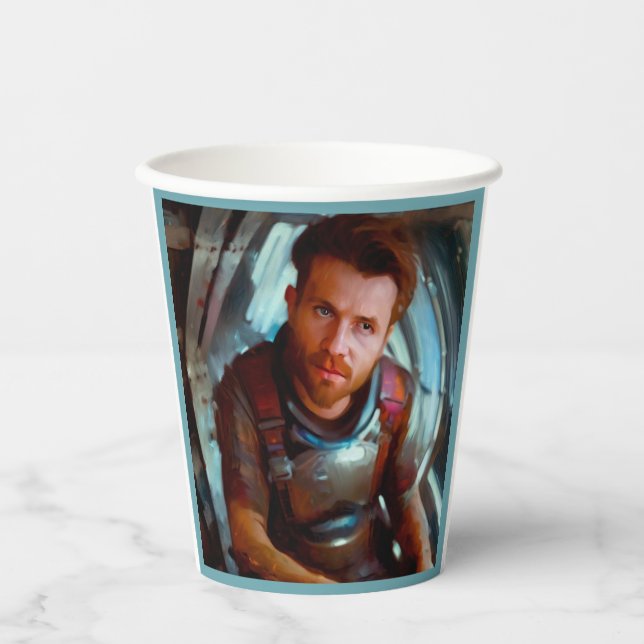Vasos De Papel Héroe de SF (Anverso)