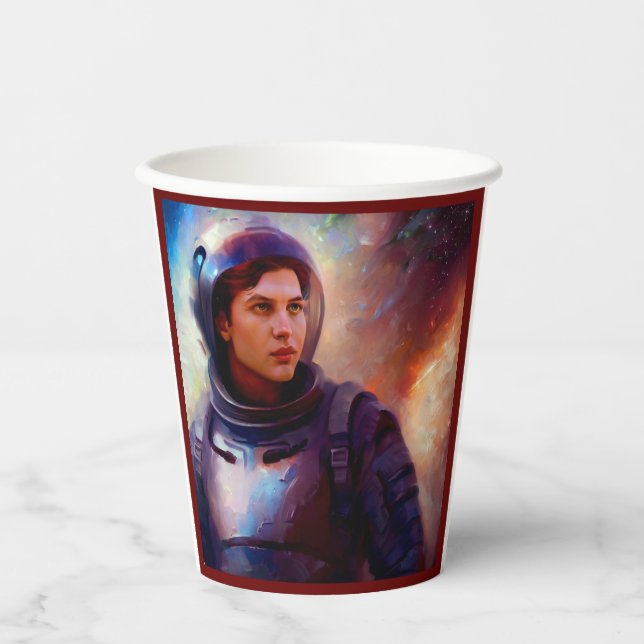 Vasos De Papel Héroe espacial SF 4 (Anverso)