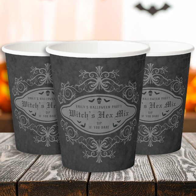 Vasos De Papel Hex mix Dark Gothic Banner Halloween (Subido por el creador)
