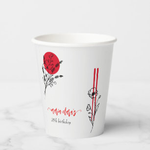 Vasos De Papel Hibachi Cocina japonesa de barbacoa de parrilladas