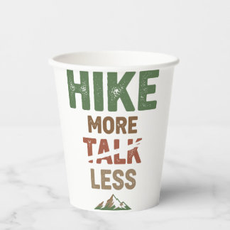 Vasos De Papel Hike Más Habla Menos