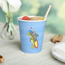 Vasos De Papel Hipoahorse de mar