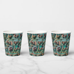 Vasos De Papel Hippos en juego: Un paraíso de estanques