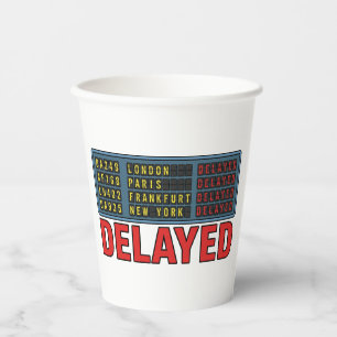 Vasos De Papel Historia de mi viaje retrasado