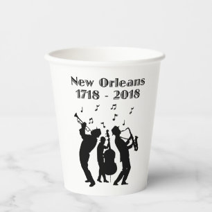 Vasos De Papel Histórico Tricentenario de Nueva Orleans