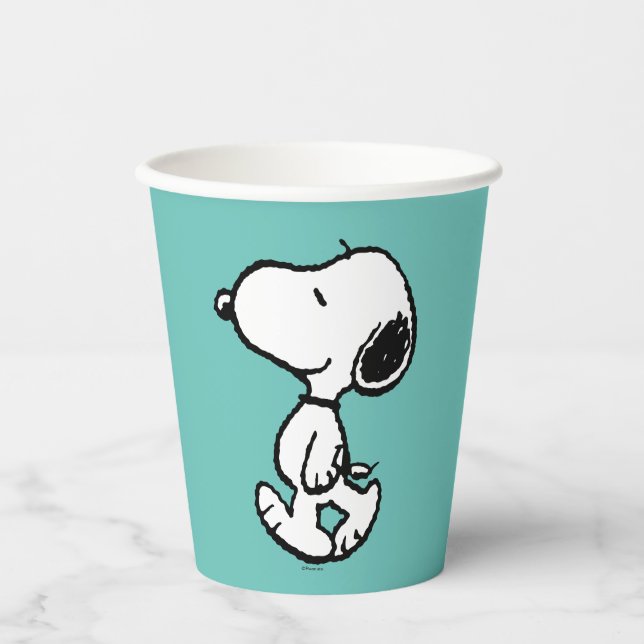 Vasos De Papel Historietas clásicas de Snoopy (Anverso)