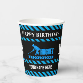 Vasos De Papel Hockey Girl Birthday, Hockey Player Gift