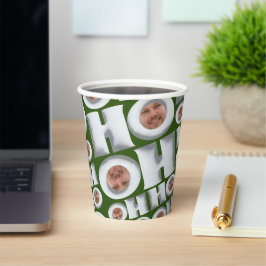 Vasos De Papel ¡HoHoHo! ¡Café de MÍ! Su taza de papel facial