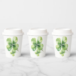 Vasos De Papel Hoja de trébol