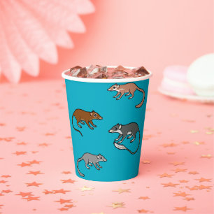 Vasos De Papel Hojas de árbol